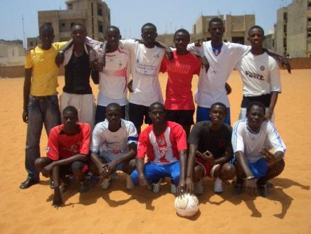 l &eacute;quipe de foot ball de ma classe